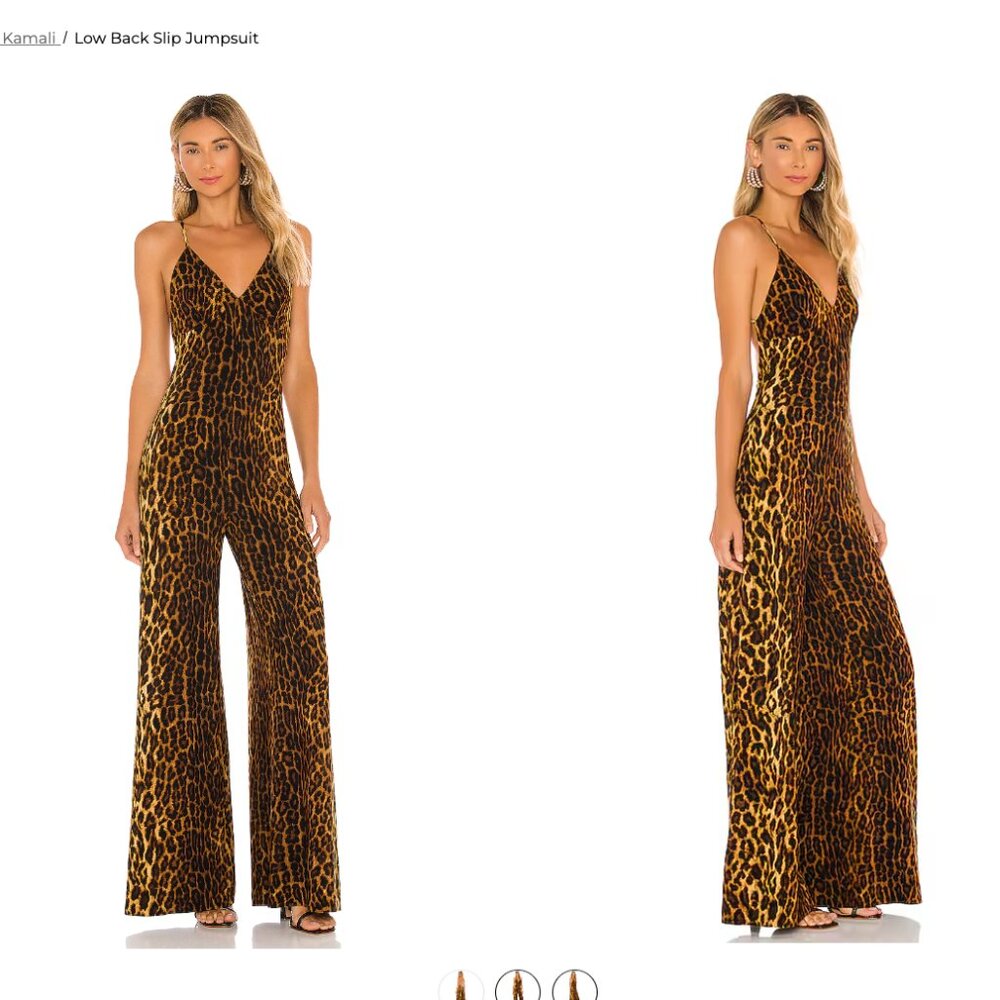Norma Kamali Low Back Slip Jumpsuit